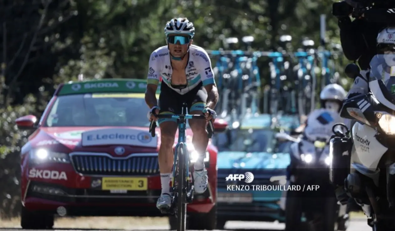 Alexey Lutsenko, ciclista del Astana