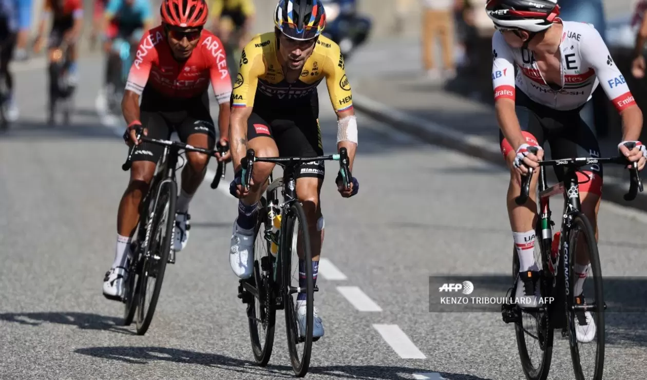 Nairo y Roglic - Tour de Francia 2020