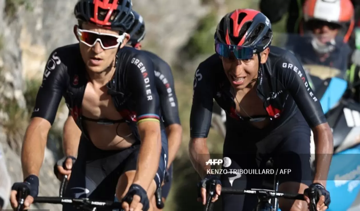 Egan Bernal, en el Tour de Francia