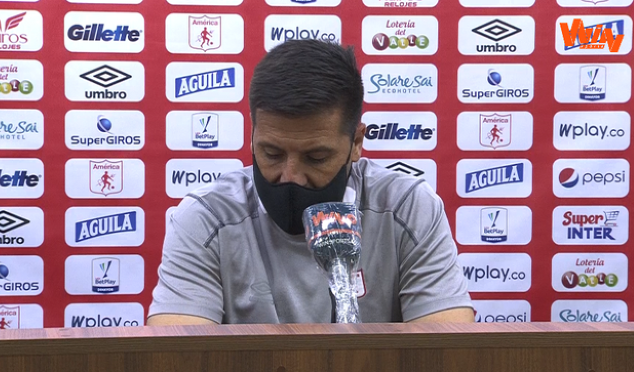 Juan Cruz Real, técnico de América de Cali