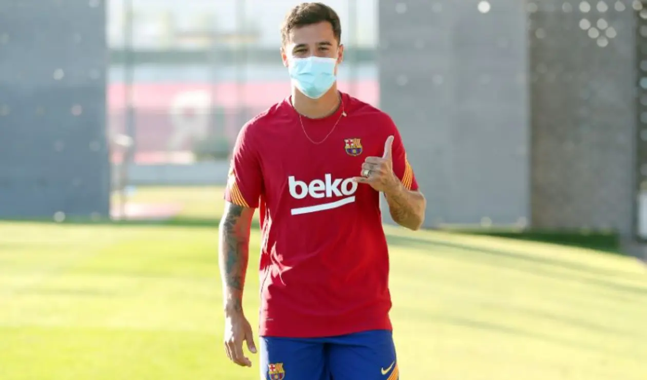 Philippe Coutinho regresó a Barcelona