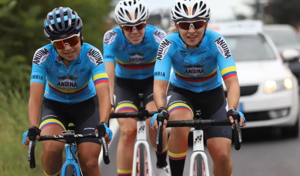Selección Colombia femenina ciclismo 