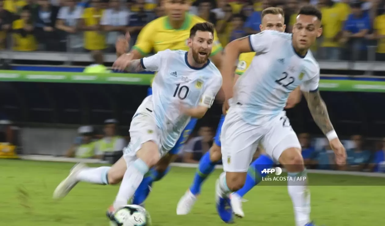 Lautaro Martínez y Lionel Messi - Argentina 2019