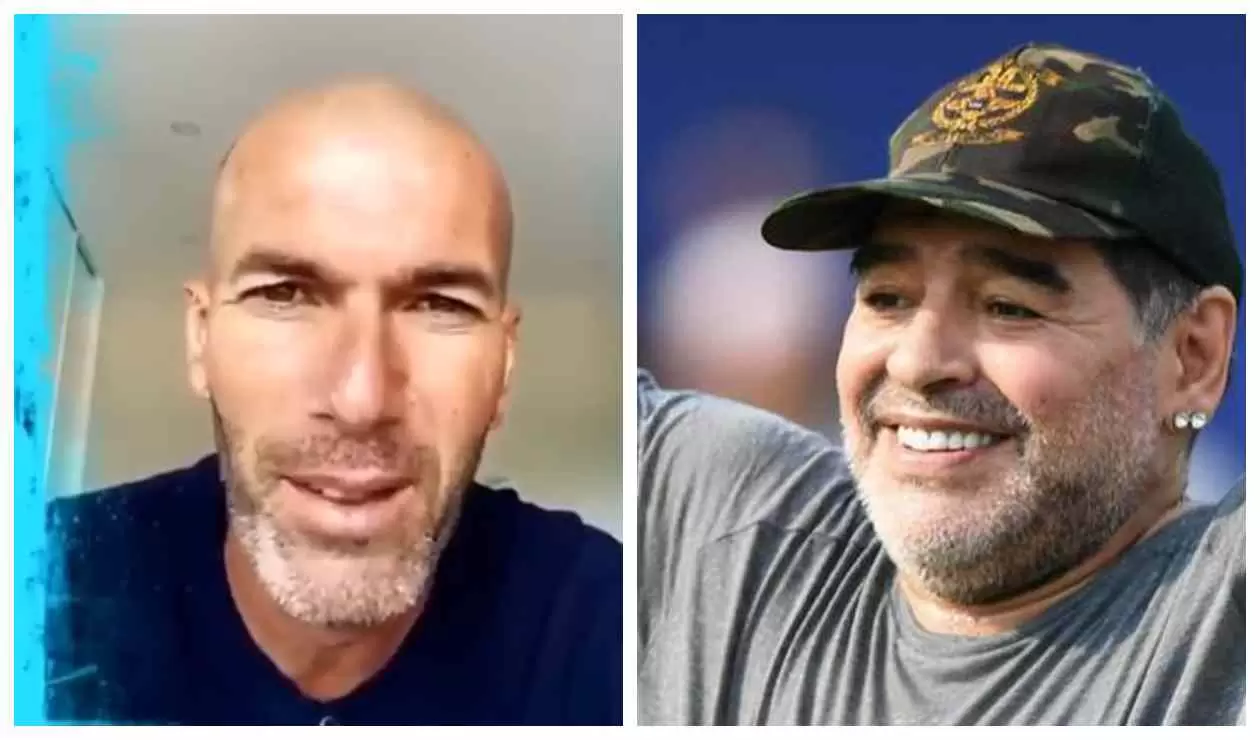 Zidane y Maradona