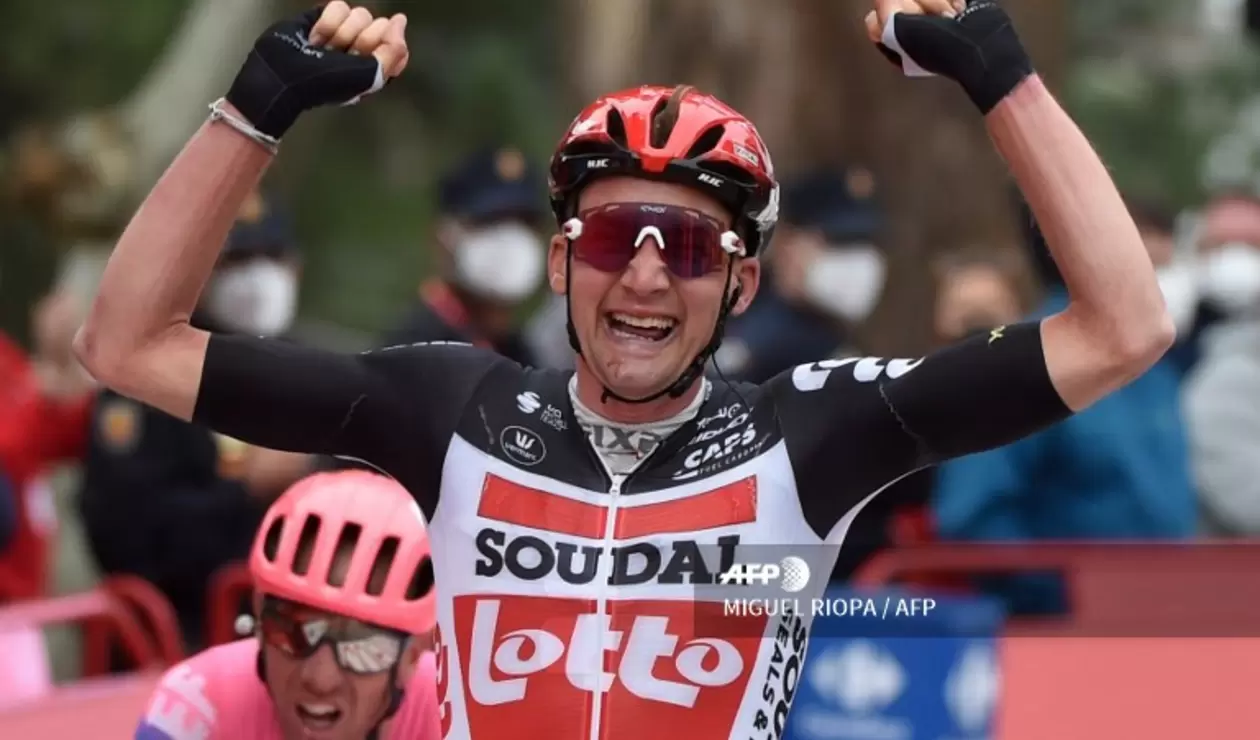 Tim Wellens ganó la etapa 14 de la Vuelta a España 