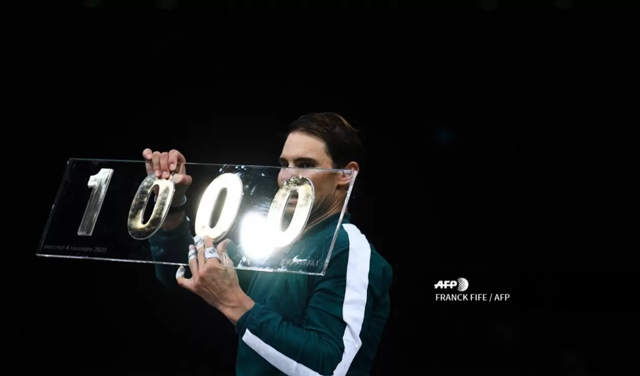 Rafael Nadal, triunfo 1000 en París
