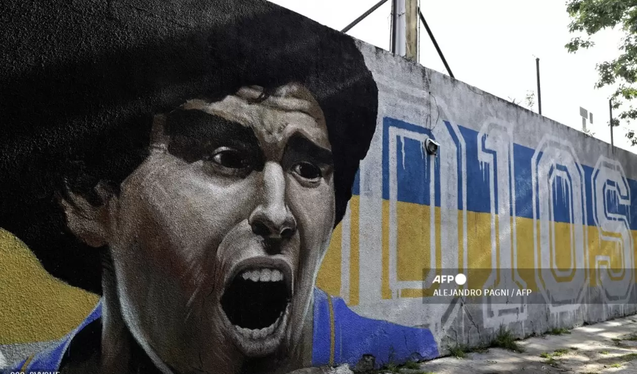Diego Maradona, mural