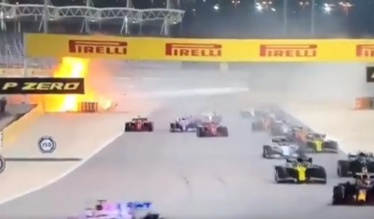 Accidente Fórmula 1
