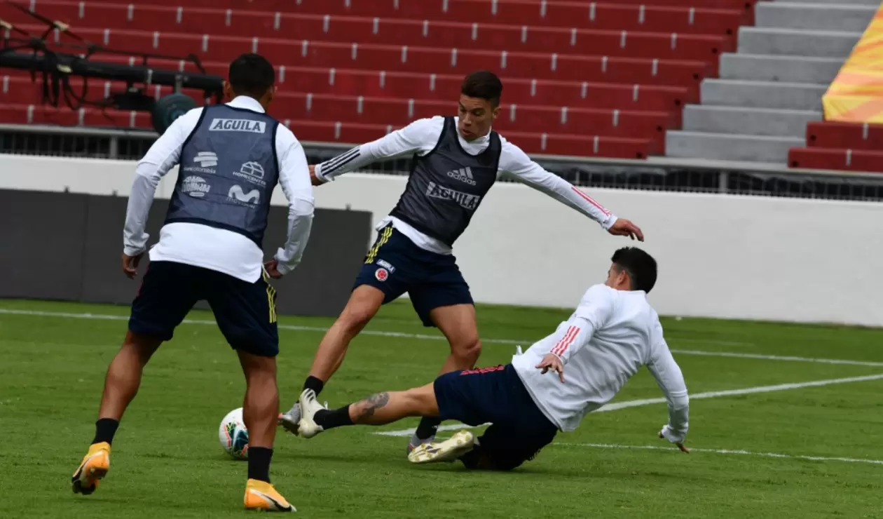 Selección Colombia- Entrenamiento en Quito