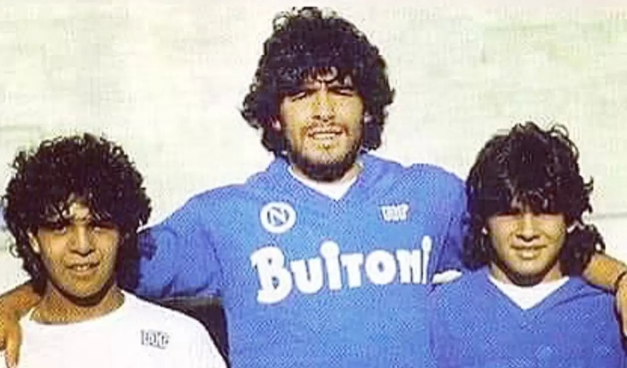 Lalo y Diego Maradona