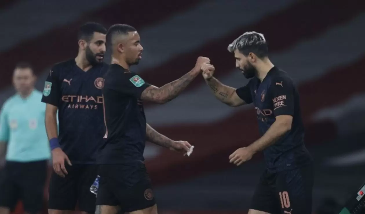 Manchester City, Agüero y Gabriel Jesús