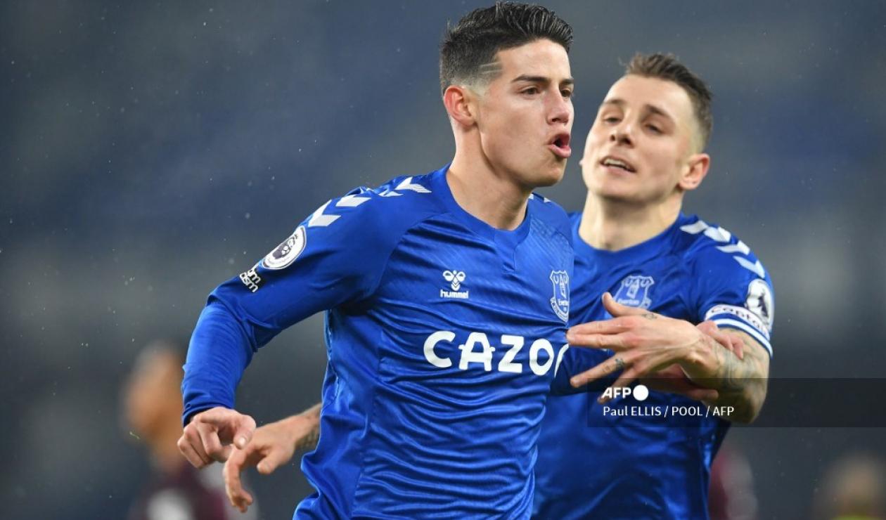 James Rodríguez, Everton