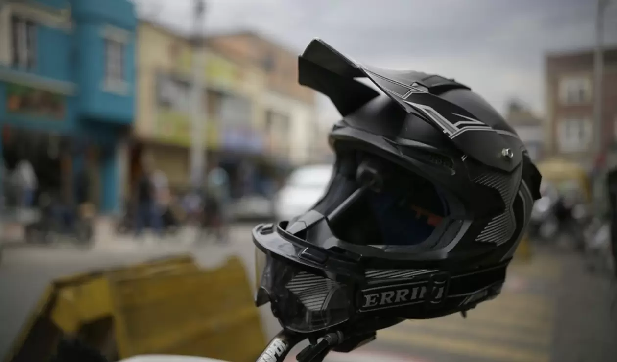 Uso del casco en Bogotá