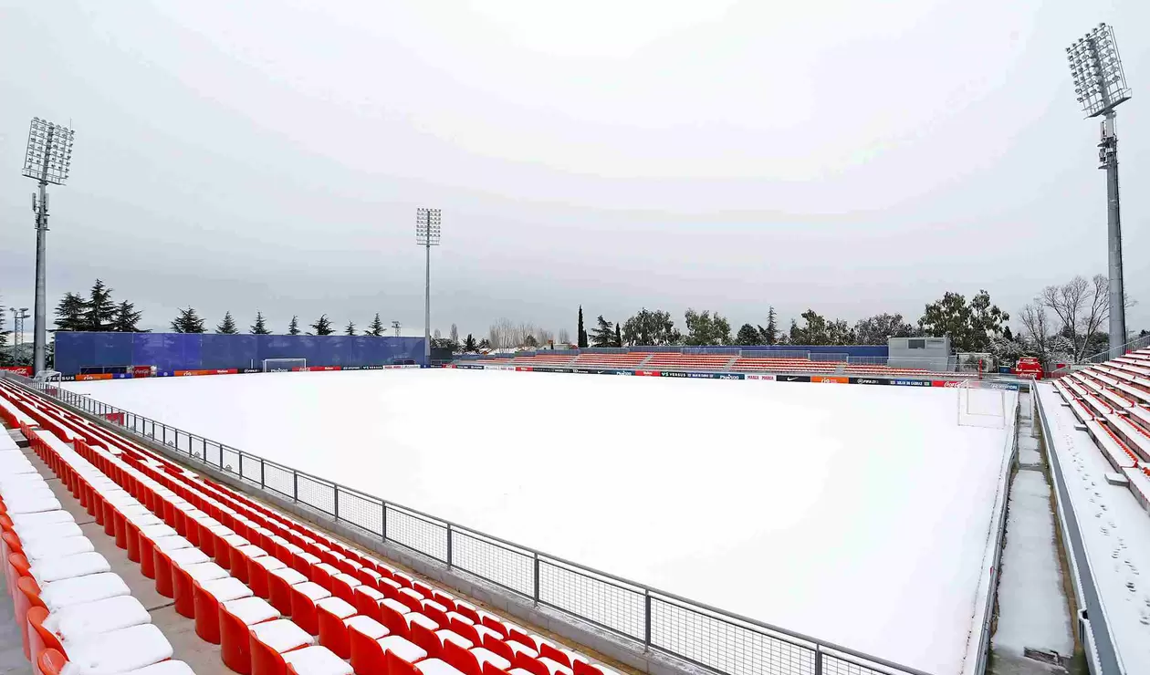 Atlético de Madrid - nieve