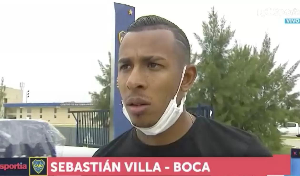 Sebastián Villa, jugador colombiano de Boca Juniors