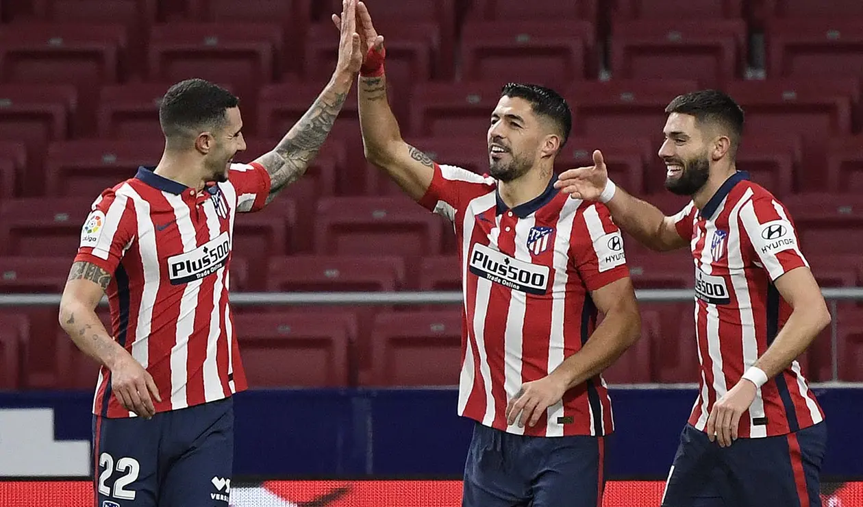 Luis Suárez, goleador del Atlético de Madrid