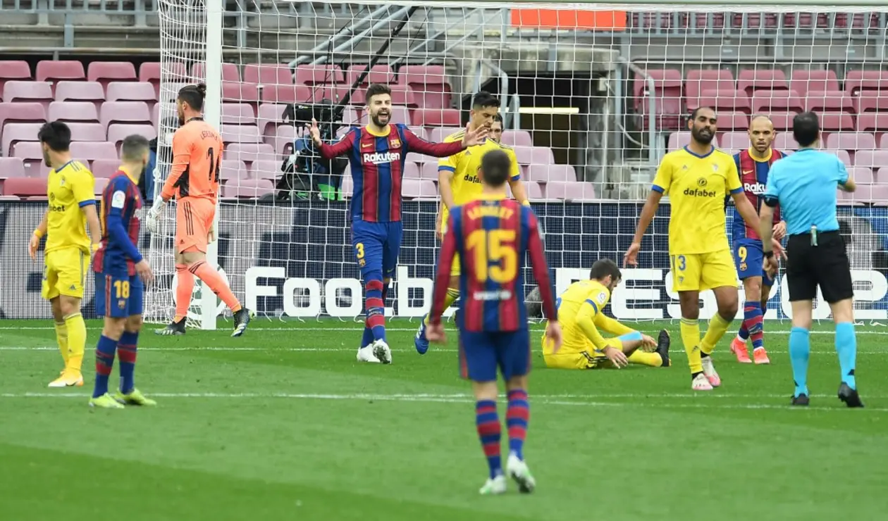 Barcelona vs Cádiz, liga española