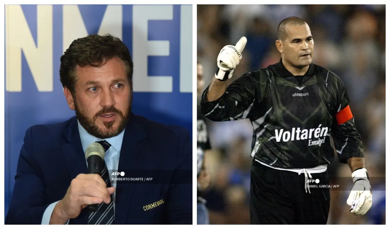 Alejandro Domínguez y José Luis Chilavert
