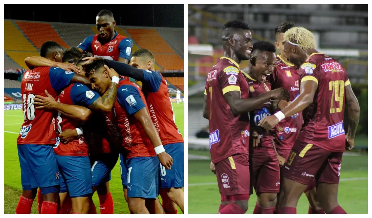 Medellín vs Tolima, fútbol colombiano