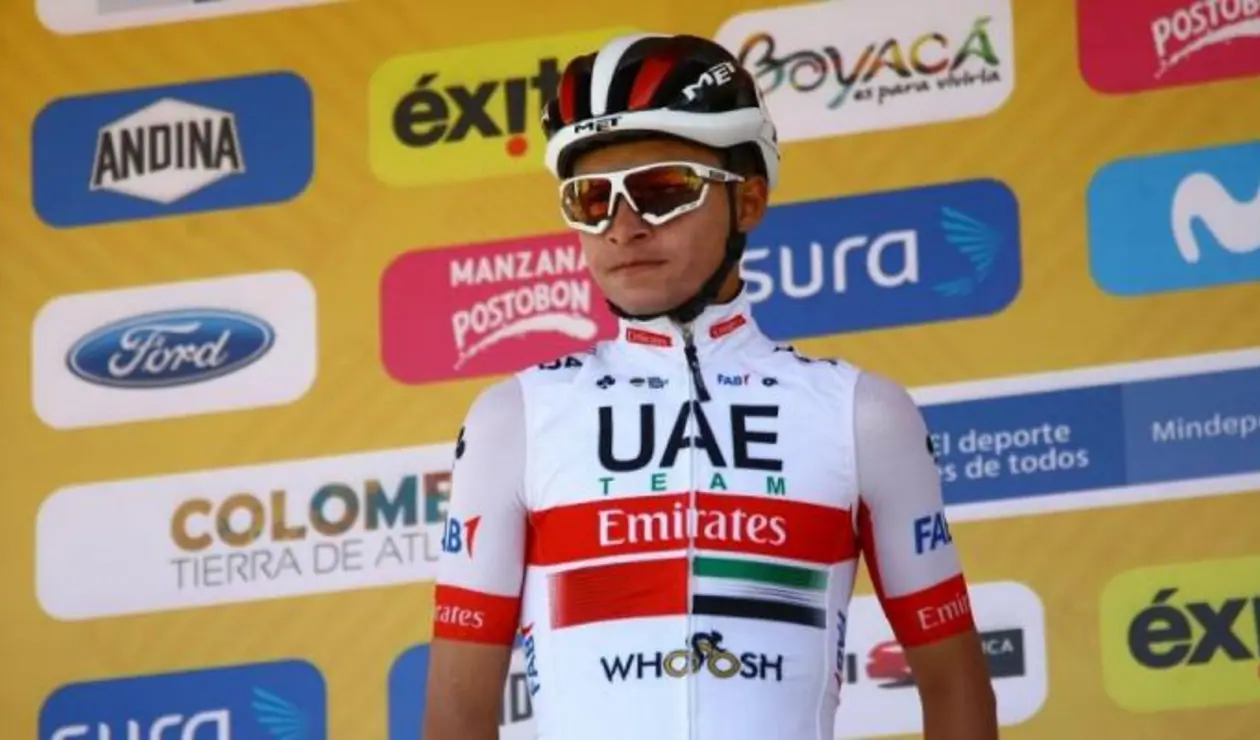 Camilo Ardila, ciclista colombiano del UAE