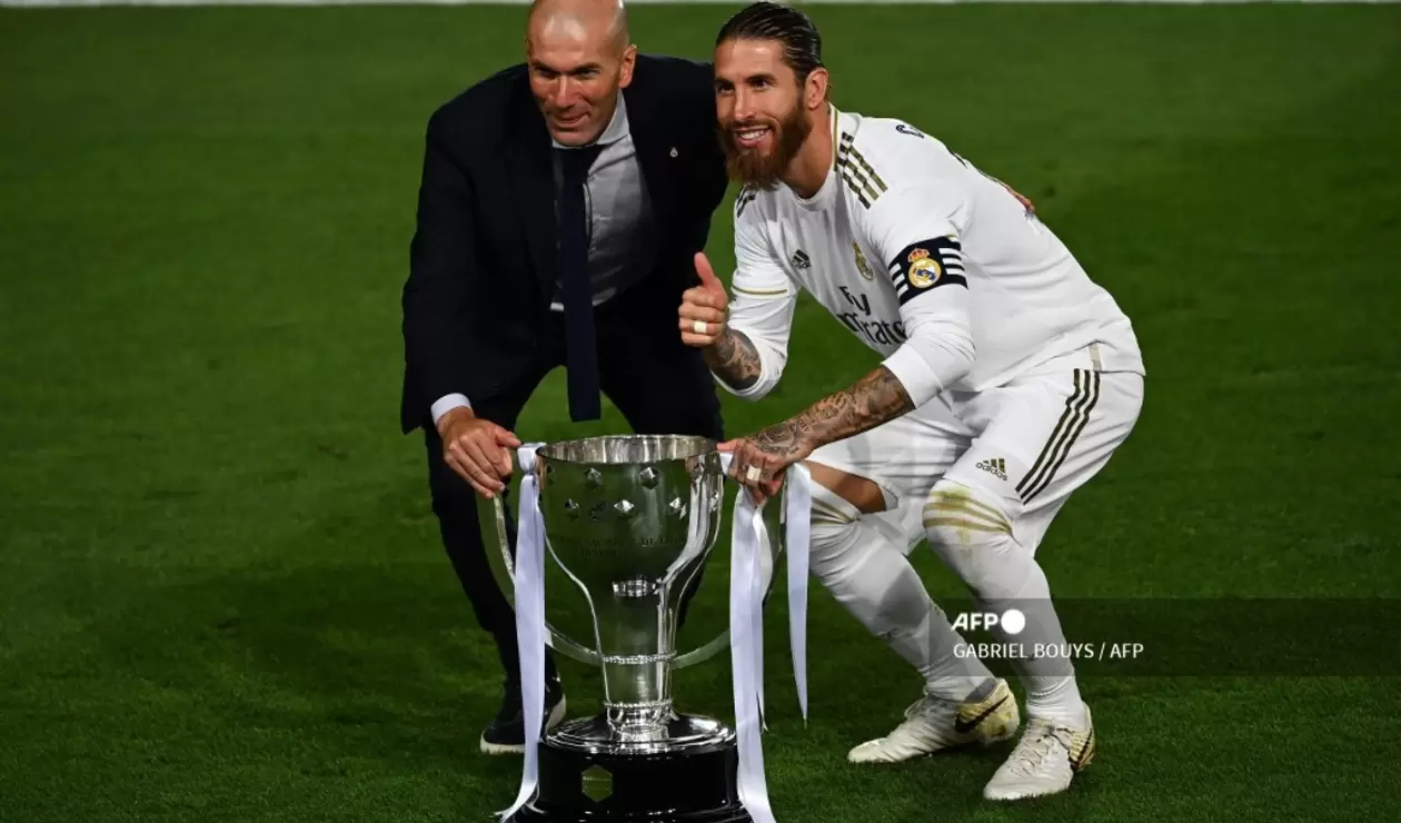 Sergio Ramos y Zidane - Real Madrid