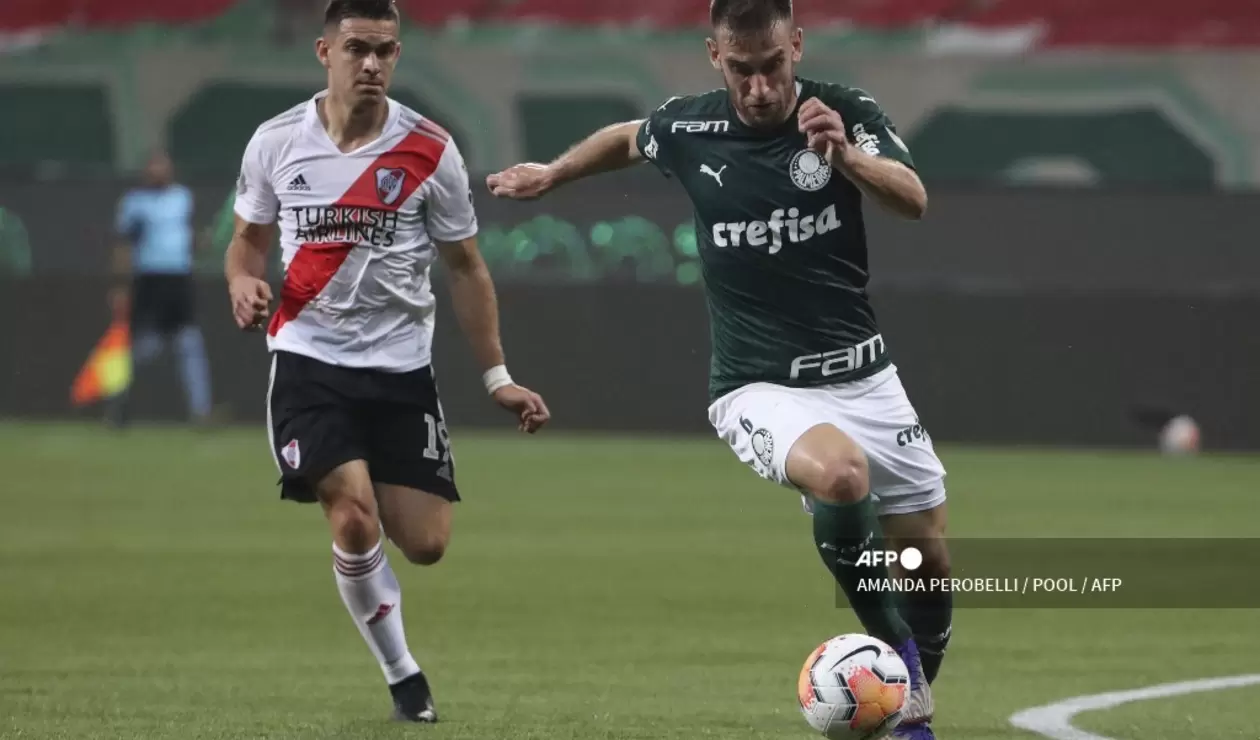 Rafael Santos Borré vs Palmeiras