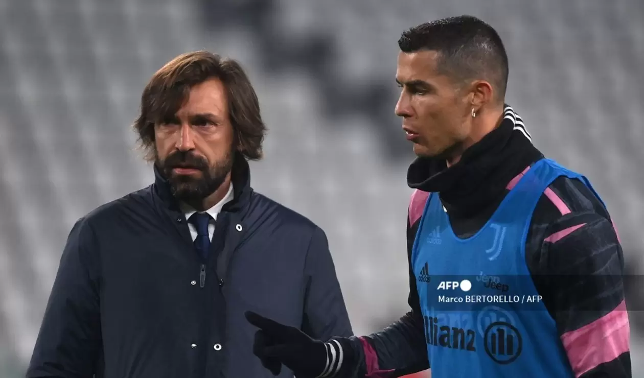 Andrea Pirlo, Cristiano Ronaldo; Juventus 2021