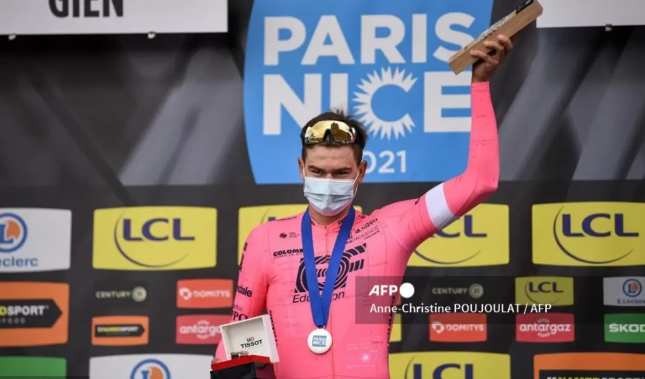 Stefan Bissegger, ciclista de la París - Niza