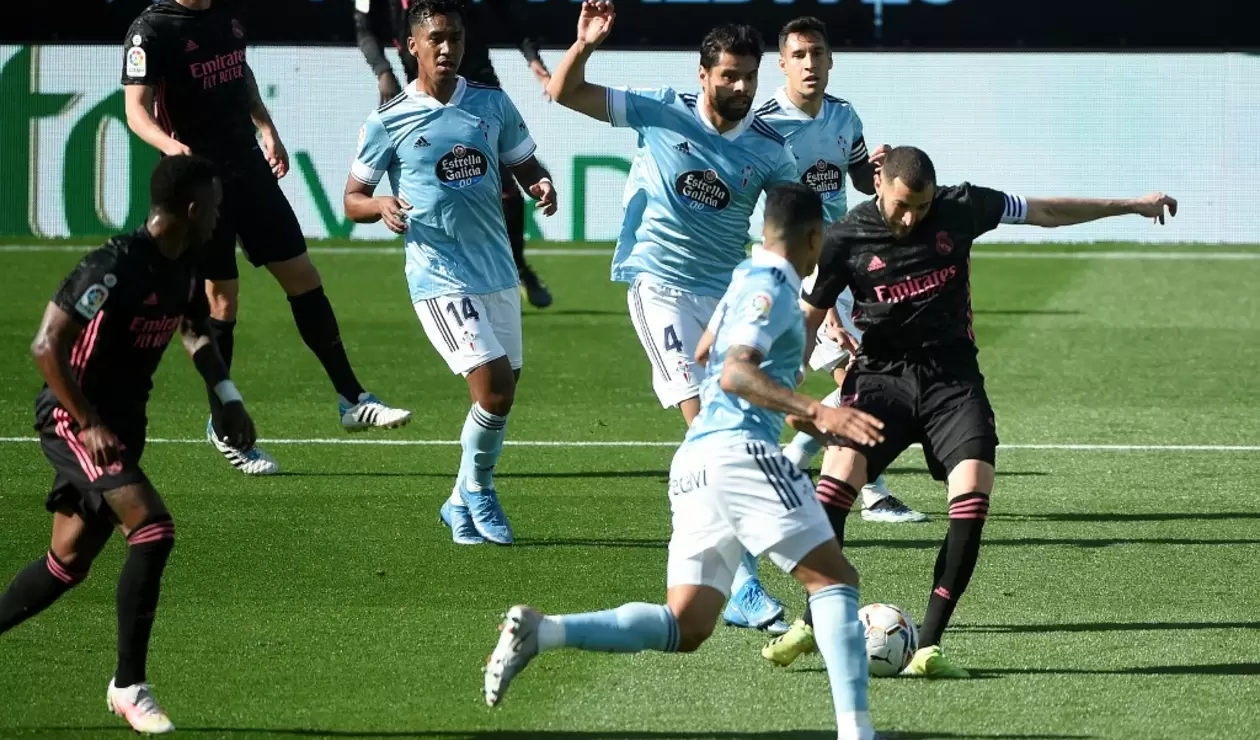 Celta de Vigo vs real Madrid, Karim Benzema