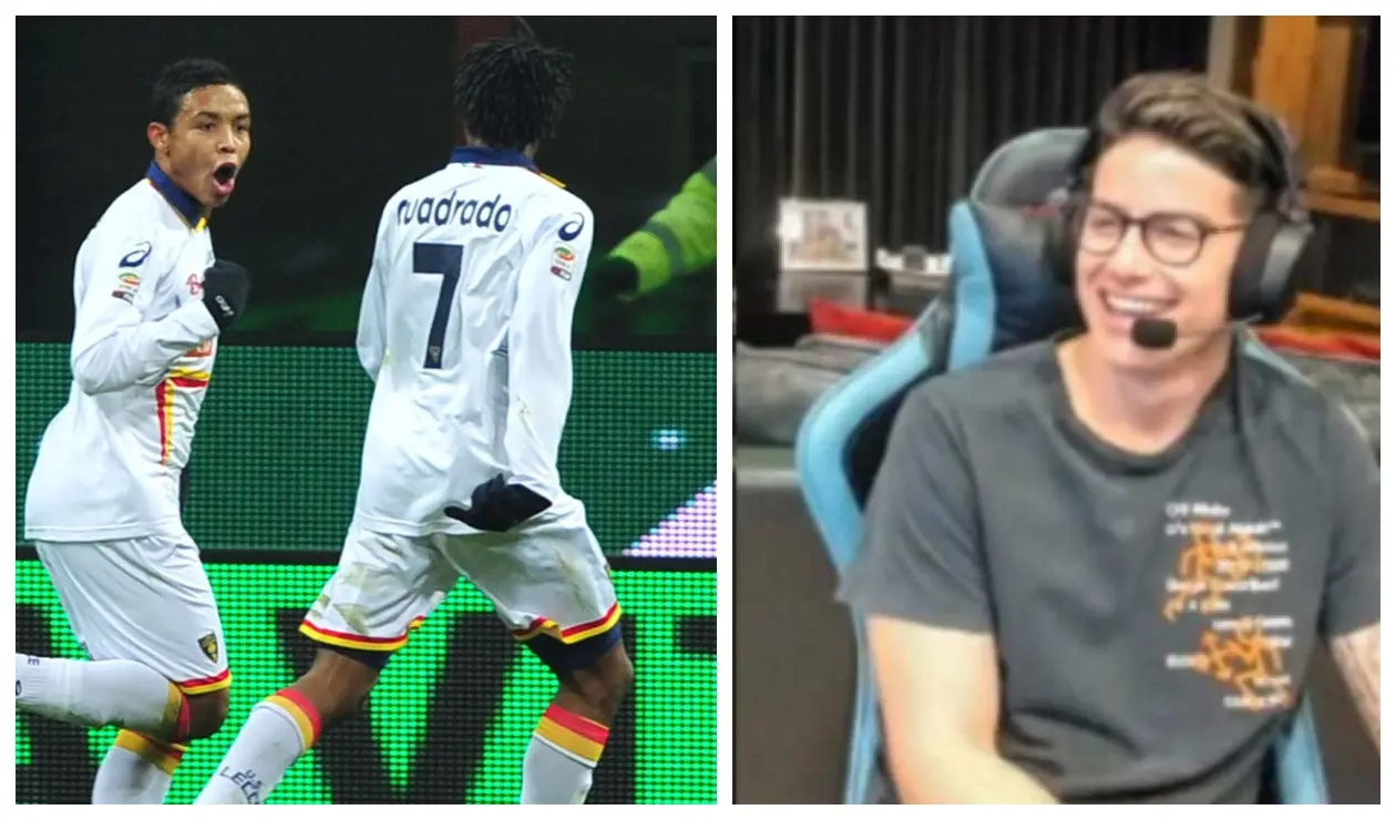 Juan Guillermo Cuadrado, Lecce, Luis Fernando Muriel y James Rodríguez