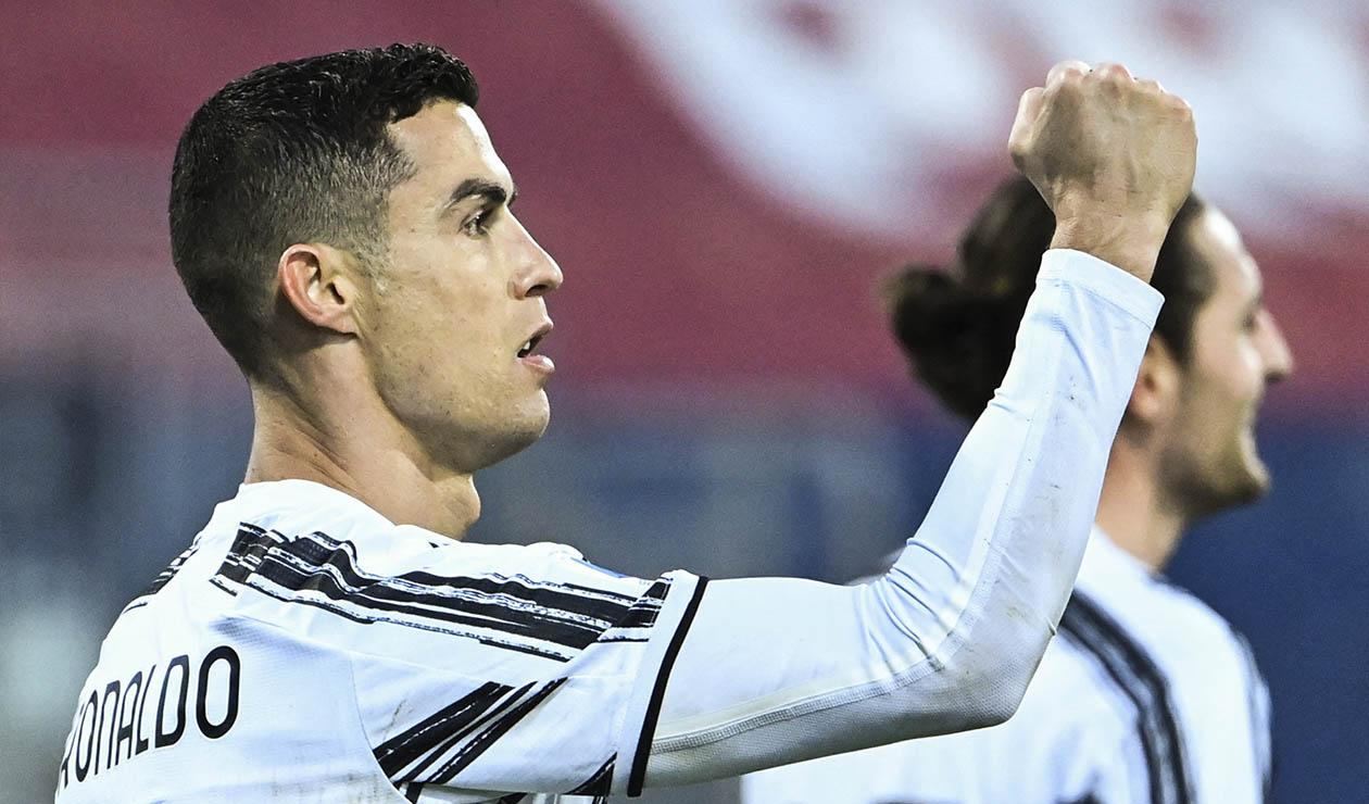 Cristiano Ronaldo marca triplete con Juventus