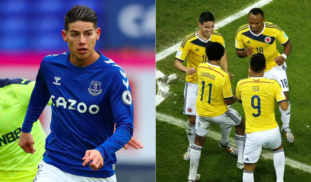 James Rodríguez, Selección Colombia, Teófilo Gutiérrez