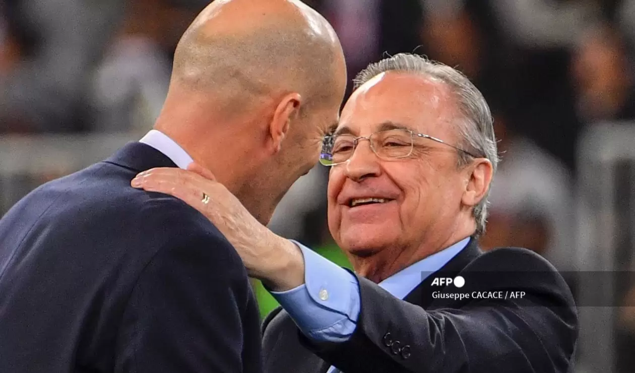 Florentino Pérez y Zidane - Real Madrid