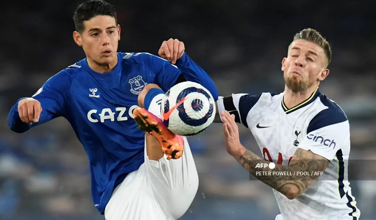 James Rodríguez - Everton vs Tottenham