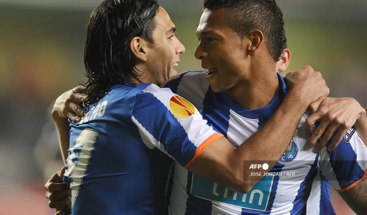 Falcao García y Fredy Guarín, Porto