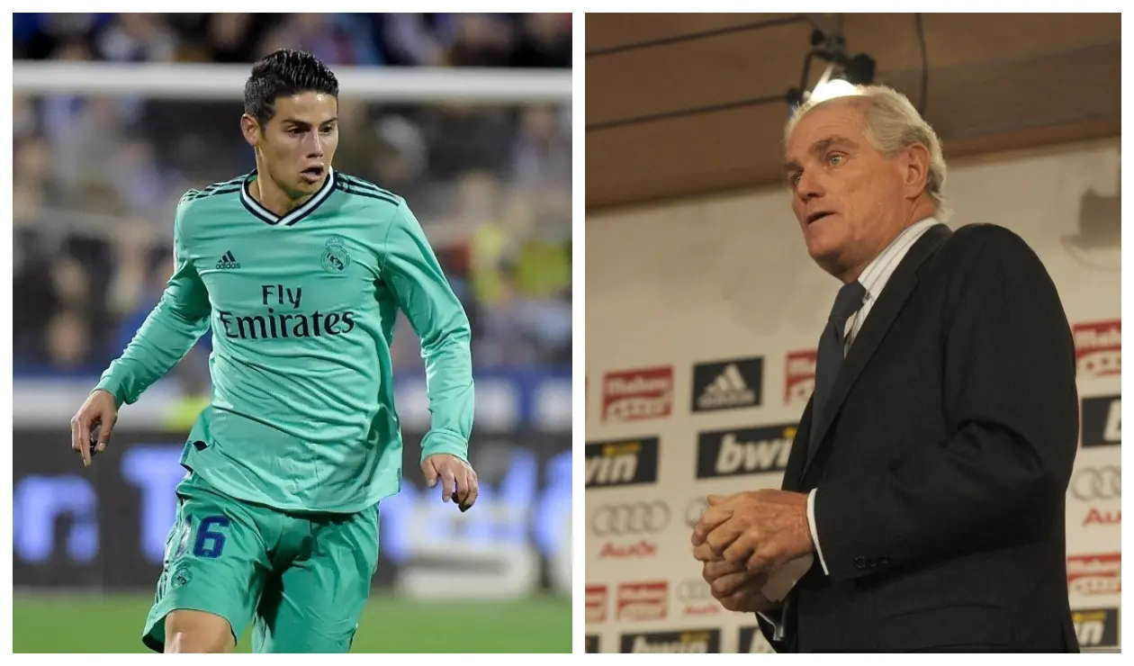 James Rodríguez y Ramón Calderón