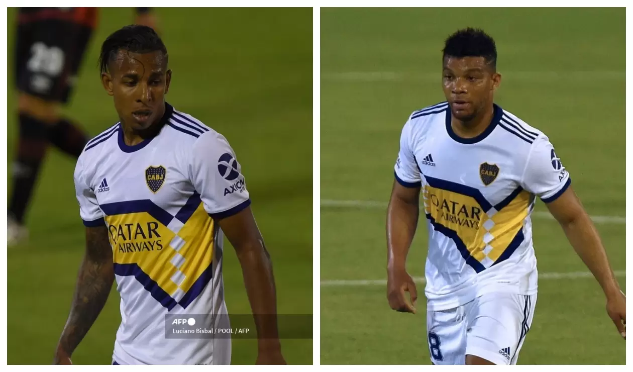 Sebastián Villa y Frank Fabra; Boca Juniors