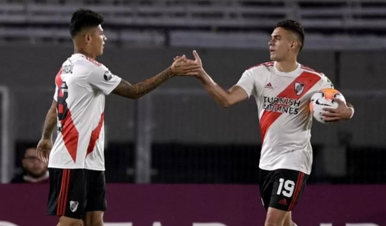 Jorge Carrascal y Rafael Santos Borré; River Plate 2021