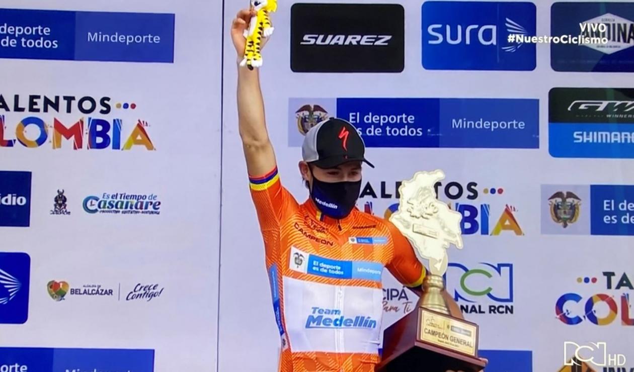 Tito Hernández, campeón de la Vuelta a Colombia
