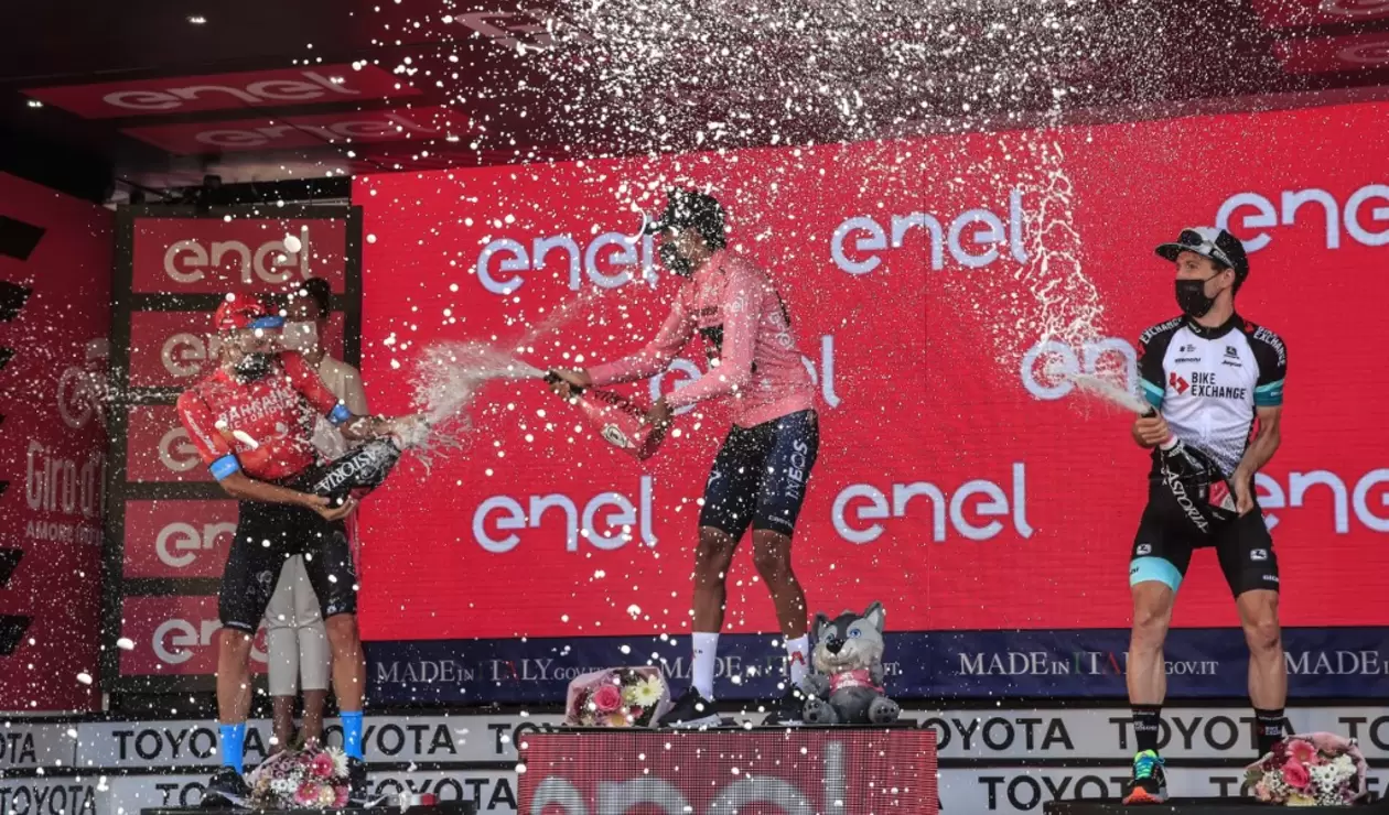 Egan Bernal, campeón del Giro de Italia 2021º