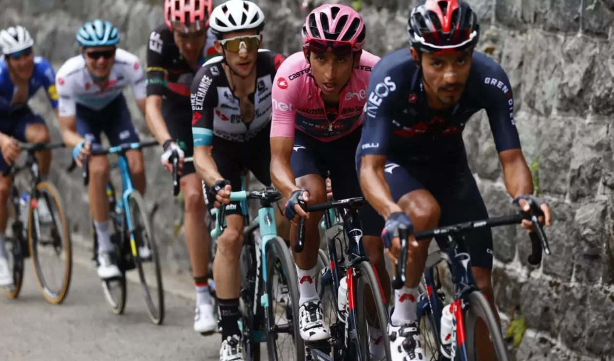 Egan Bernal, Daniel Felipe Martínez, Giro de Italia 2021