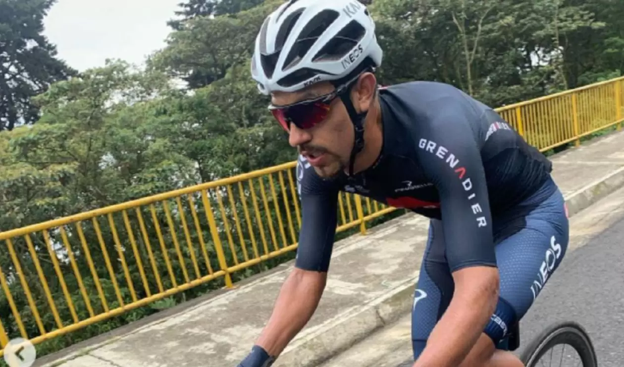 Daniel Felipe Martínez, ciclista colombiano del Ineos
