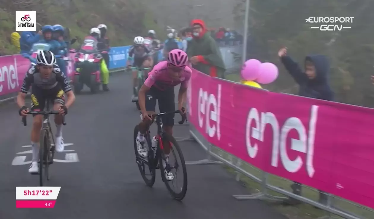 Egan Bernal vs Yates, Giro de Italia