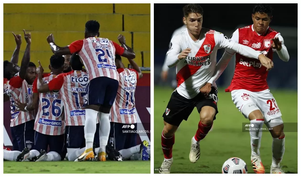Junior y Santa Fe - Copa Libertadores