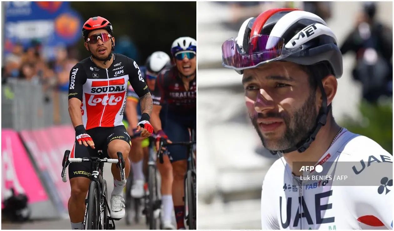 Caleb Ewan y Fernando Gaviria