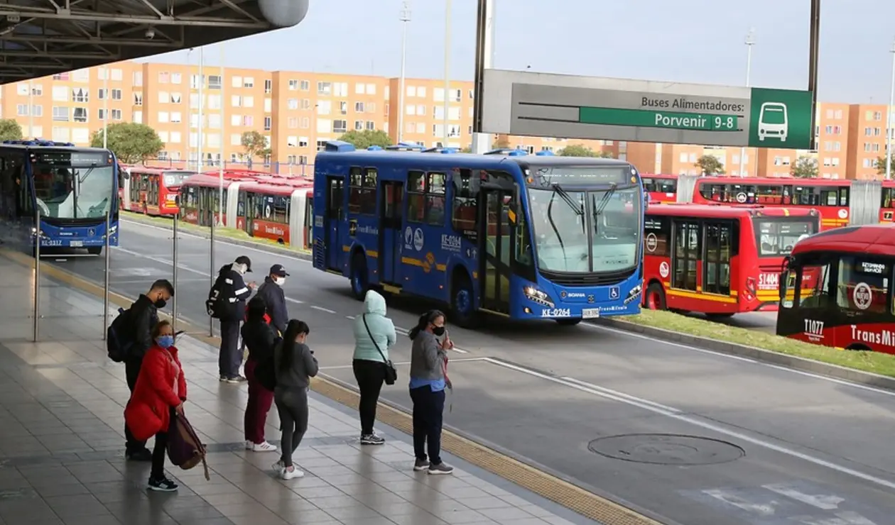 Portal Transmilenio cerrado por bloqueos