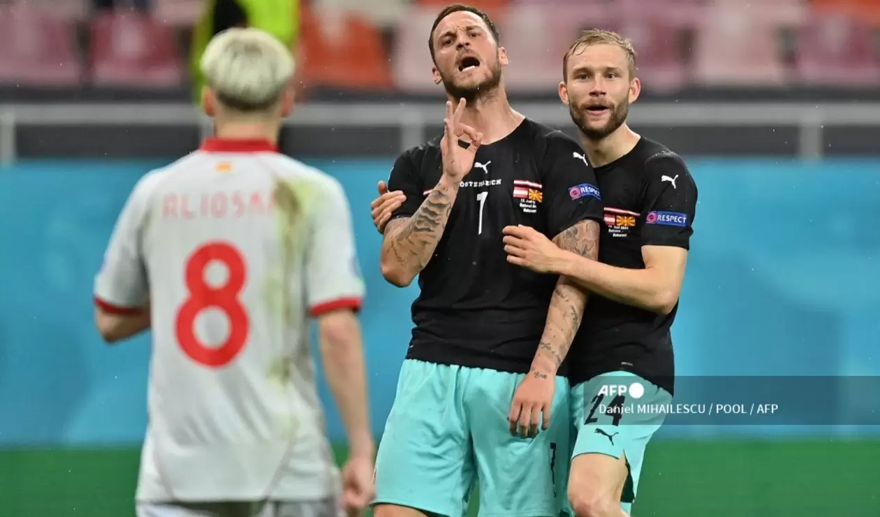 Austria vs Macedonia; Eurocopa 2021