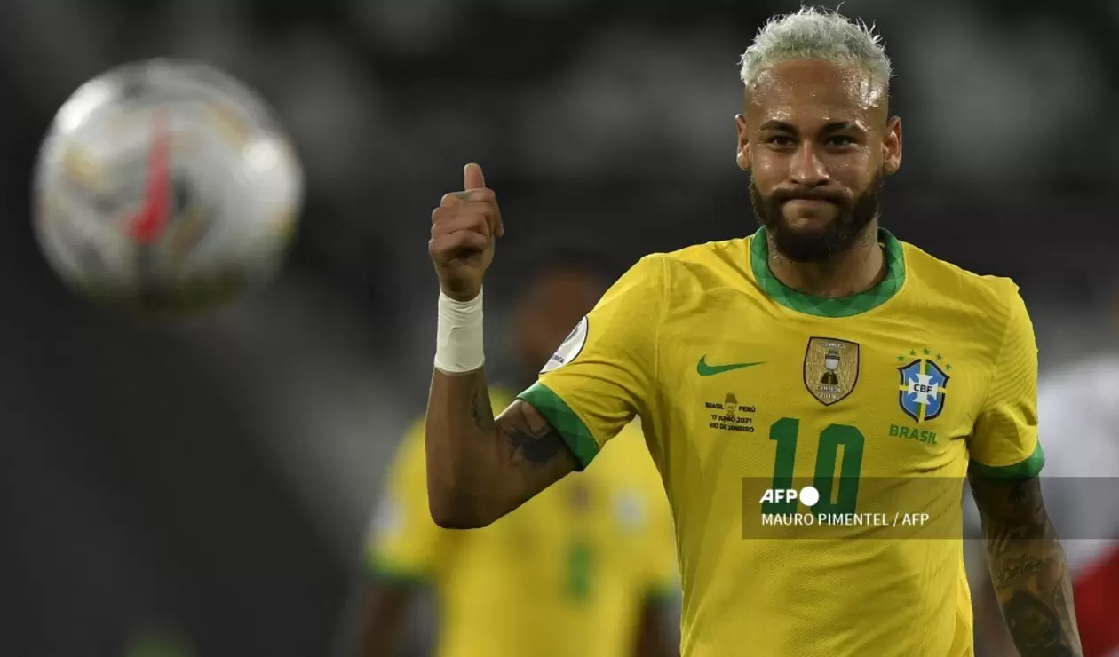 Neymar, Brasil 2021