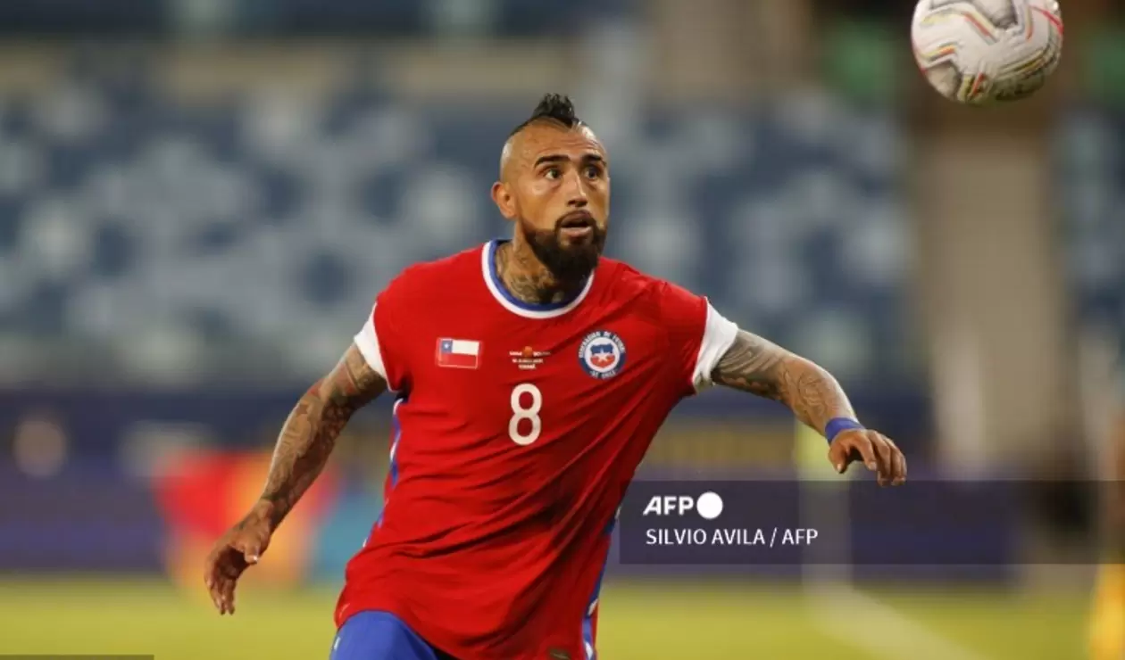 Vidal, jugador de Chile