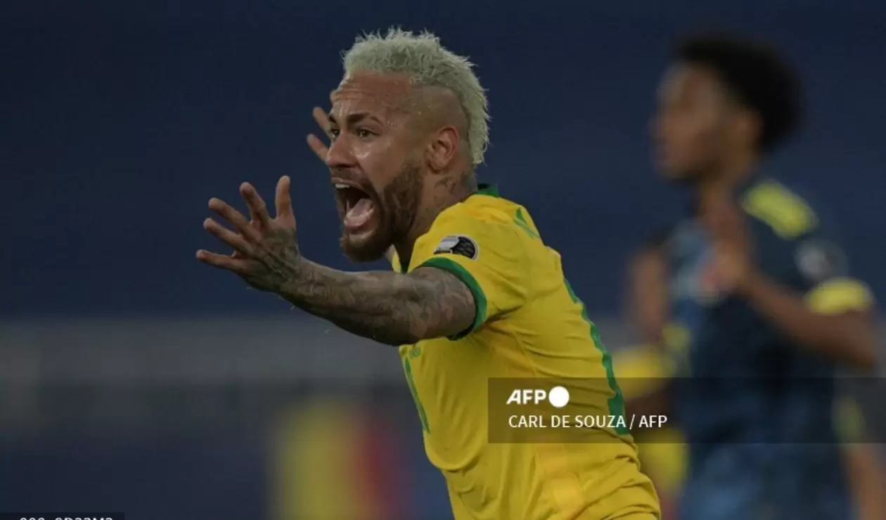 Neymar, jugador de Brasil
